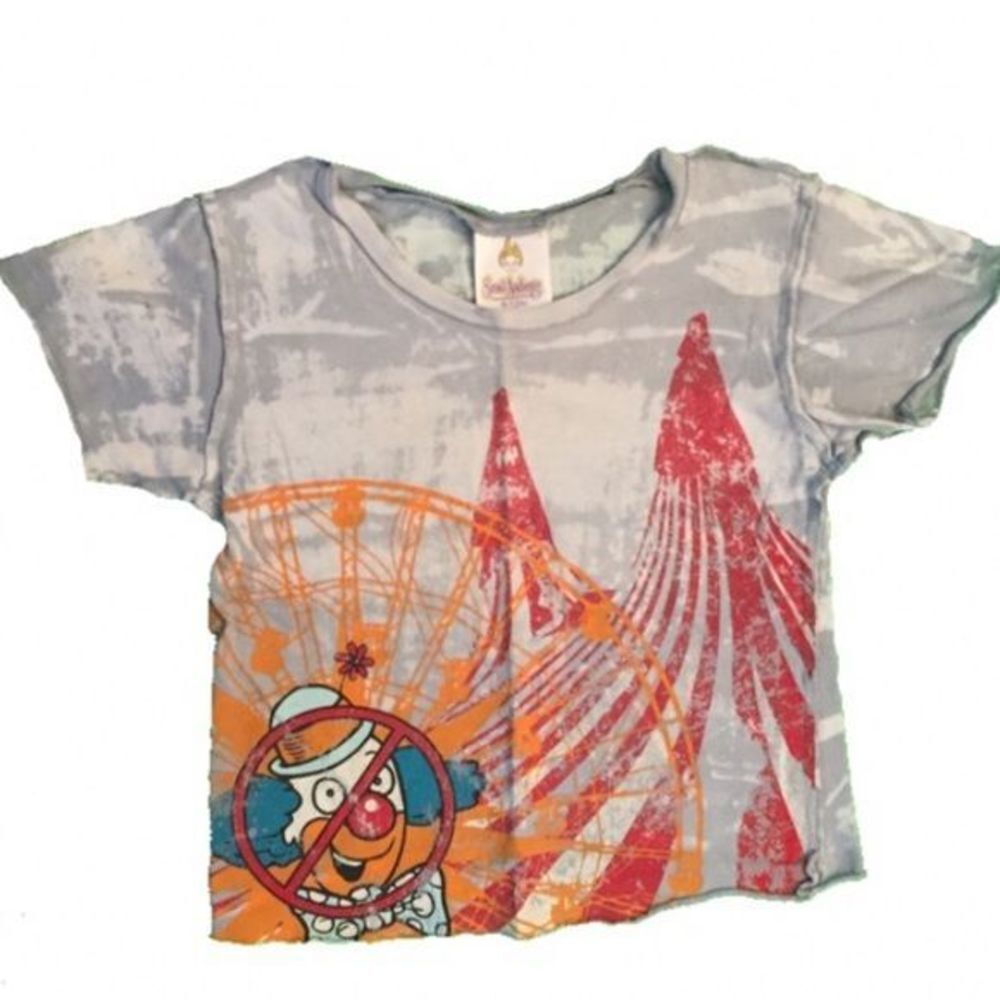 Small Audience Carnival No Clowns T Shirt  6-12 M
